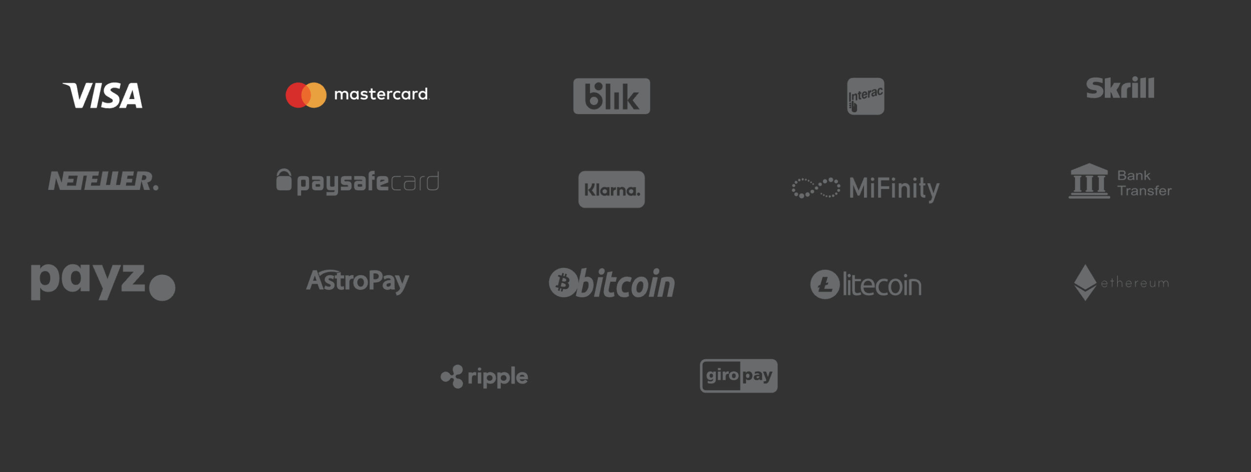 Zetcasino Zahlungsmethoden