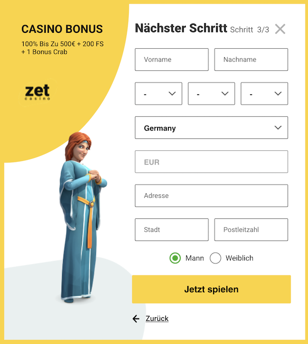 online casino zet anmelden